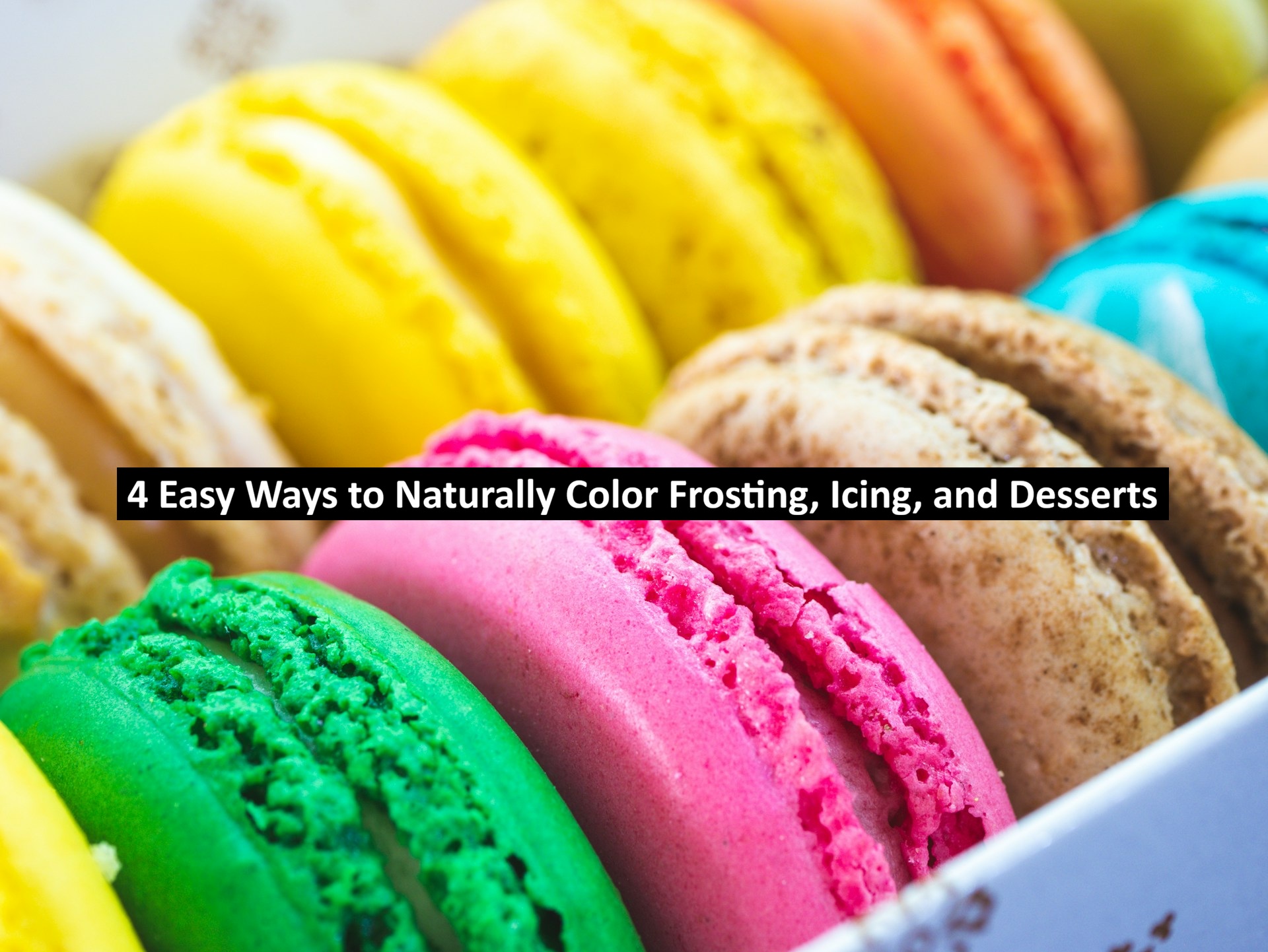 4 Easy Ways to Naturally Color Frosting, Icing, and Desserts